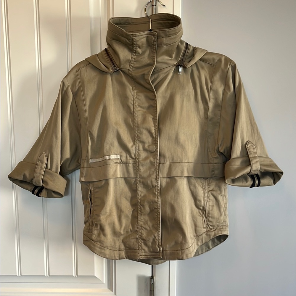 CNC Cropped Tan Jacket M